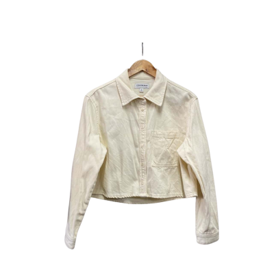 Country Road Womens  Size 10 Cropped Jacket Cream 