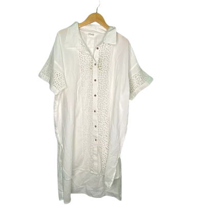 Virtuelle Womens  Size 18 Midi Dress White 