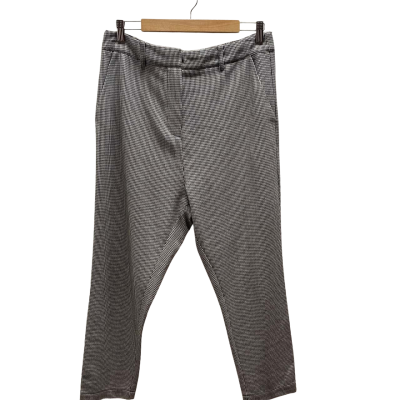 Decjuba Womens  Size L Black & White Pants