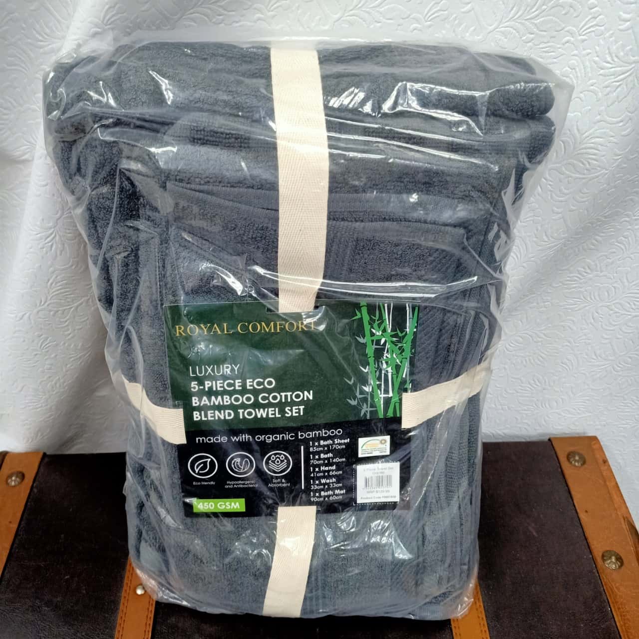 Royal comfort towel set grey(s)