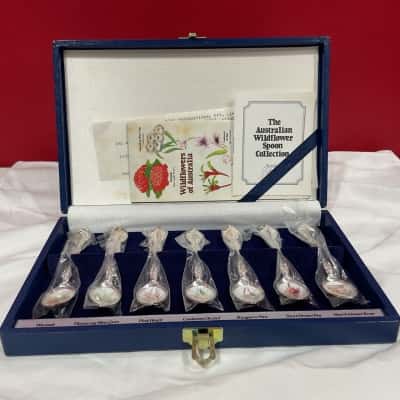 the Australian Wildflower Spoon Collection set of 7