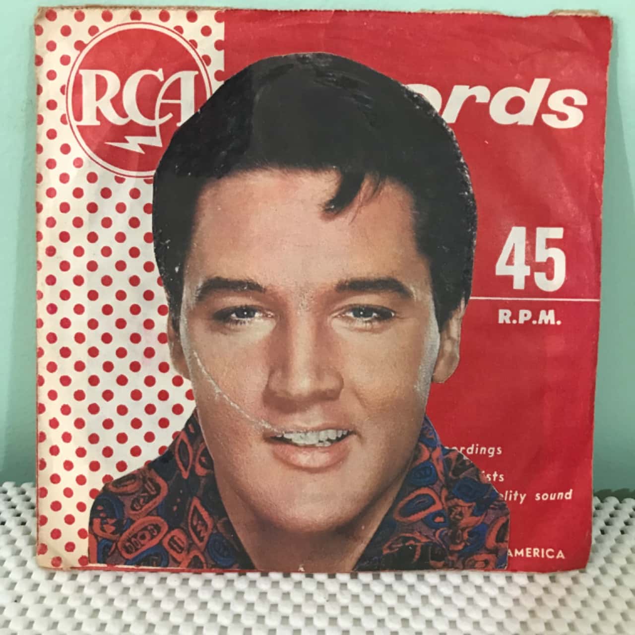 7” Vinyl Elvis Rags To Riches / Where Did They Go Lord