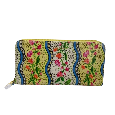  Womens Cath Kidston Sweet Pea Stripe Zip Wallet 