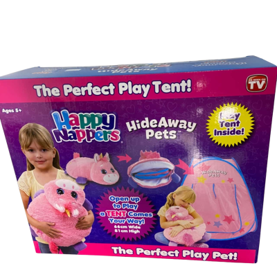 Happy Nappy Hideaway Pets Plush and Tent 