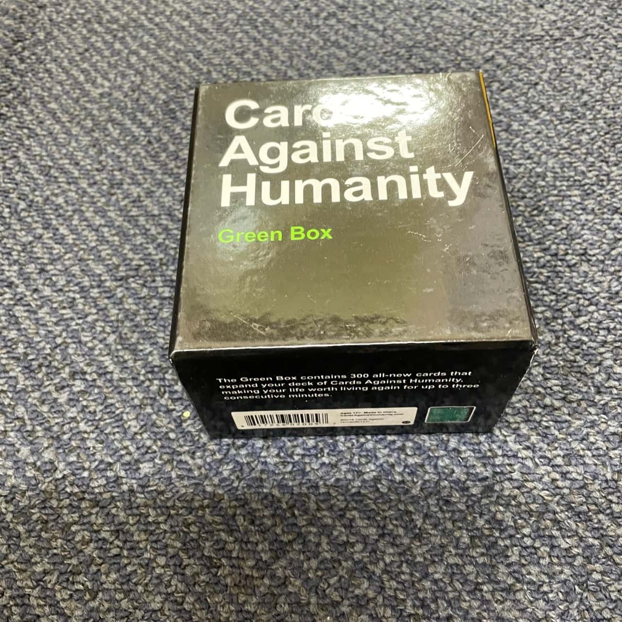 Card Game Cards Against Humanity Green box.