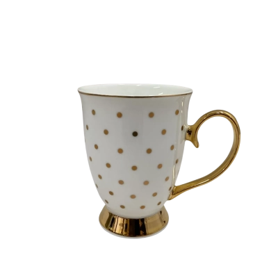 Cristina Re - Polka Gold Ivory Mug