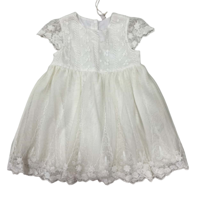  BHS - Baby Girls Ivory Detail Dress Size 9-12 months