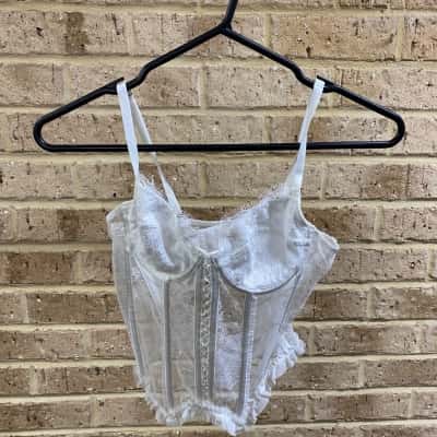 Kat the label Womens white corset Size XS 
