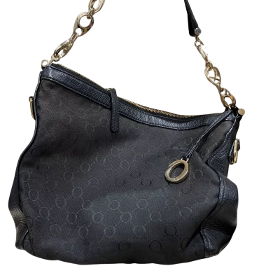 Oroton Womens Shoulder Bag Black  