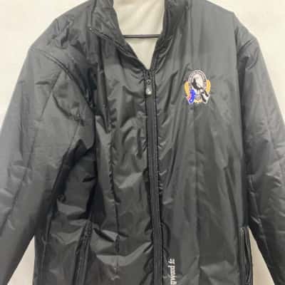 Collingwood AFL Mens  Size L Parka Black  