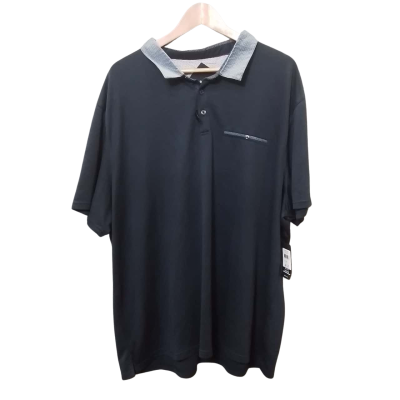 Tarocash Mens Size 5XL Navy Blue Polo Shirt 