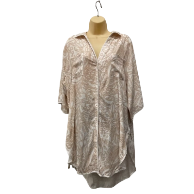 MYKL Samson Button Up Shirt  Coastal Drifter Print Size XL / XXL 