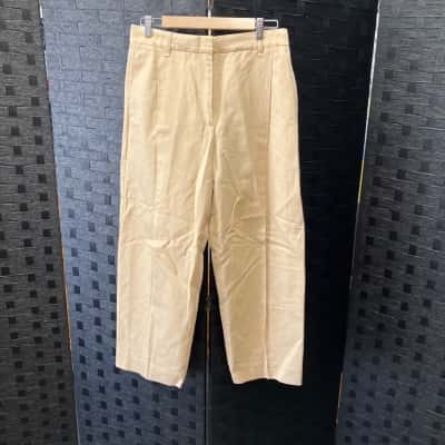 Oroton Womens  Size 10 Beige Pants