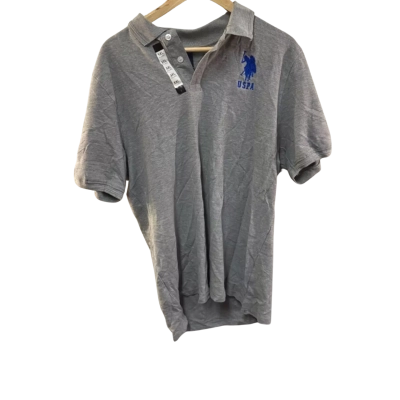 BNWT U.S. Polo Assn. Mens  Size XXL Polo Shirt Grey 