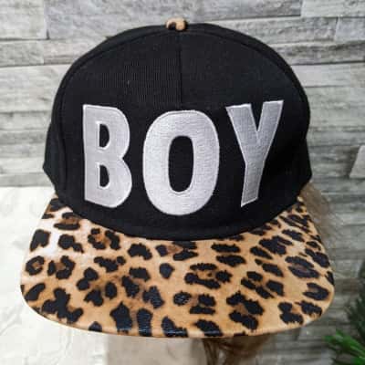 Leopard Print Snapback Animal print / Black  