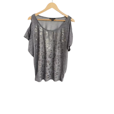 Twenty One Womens  Size M Sleeveless Top Grey / Silver 