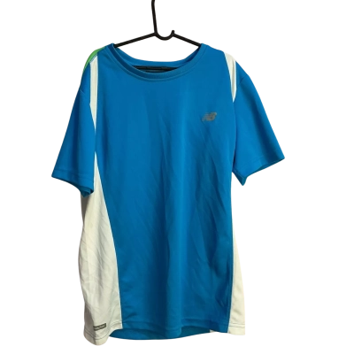 New Balance Kids  Size 14 Sport Top Blue / Green / White 
