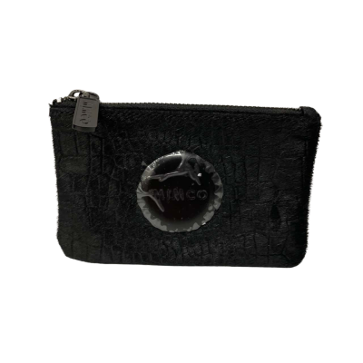 Margot Mimco Womens Leather Purse Black  