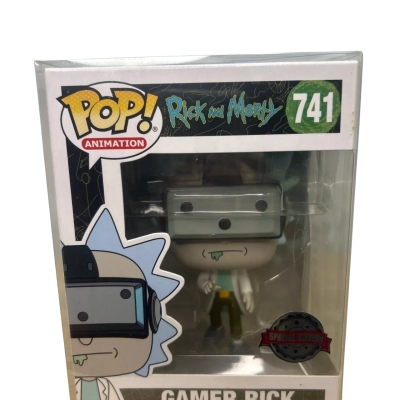 Funko Pop Vinyl Gamer Rick #741 Rick and Morty New in Box