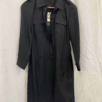 Saba Womens  Size 6 Black  100% Silk