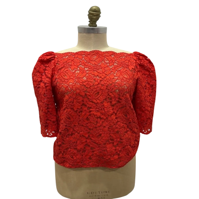 STELLA NOVA Womens  Size S Blouse Orange 