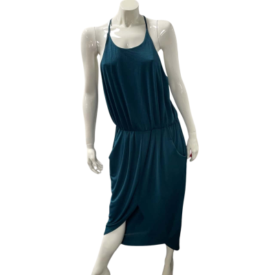 St Frock BNWT Women’s Size 14 Halter Neck Dress Green 