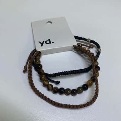 Yd. x3 pack Bracelets brown 