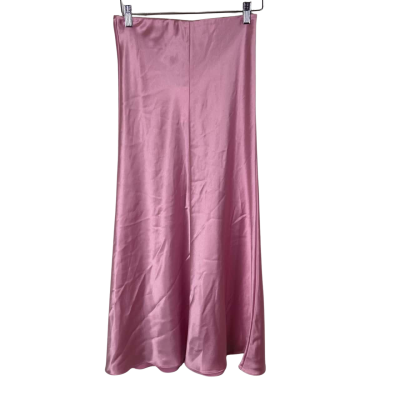 Seed Pink “Saying” Long Skirt with Elastic Waist