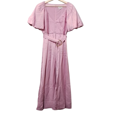 Aureta Women's Size S Pink Midi Dress 