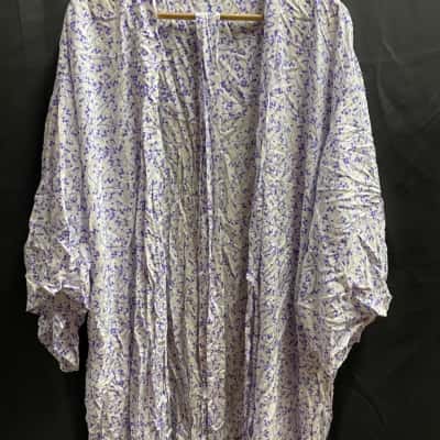  Mor Womens One Size Chintz Floral Robe