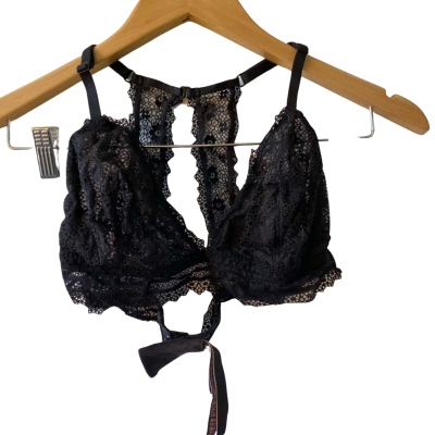 Victoria's Secret Womens  Size XL Bralette Black  