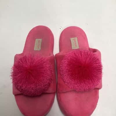 Gorman Womens Slippers Size L Pink  