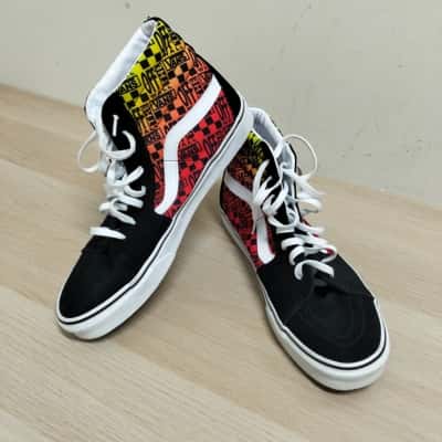 Vans SK8-Hi Logo Flame  Size 13 VGUC 