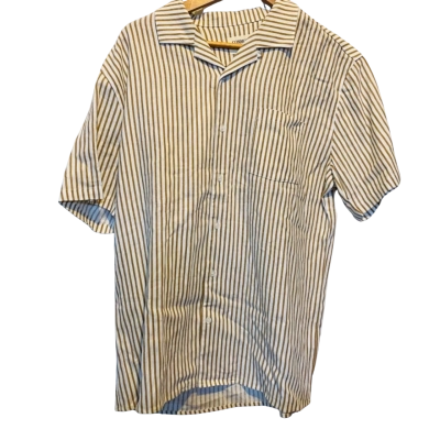 Common Need  M Striped Shirt 