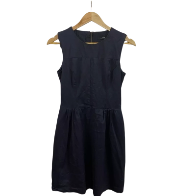 Cue Womens  Size 6 Sleeveless Mini Dress Navy Blue 