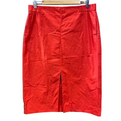 COS Bright Red Midi Pencil Skirt Size EUR 44  