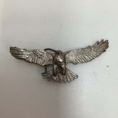  Mens Vintage  metal belt buckle Eagle with outstretched wings