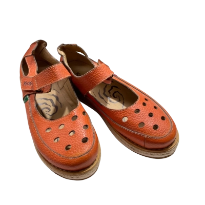  Women’s Kickers Mary Jane Shoes Size 36 Flats Orange 