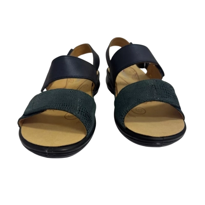 Revere Womens  Size 37 Sandals Navy Blue 