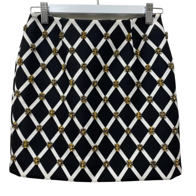 Cameo Womens  Size XS Mini Skirt Pattern Embellished