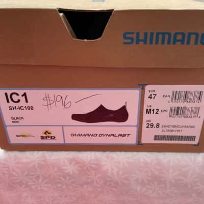 SHIMANO Mens  Size 47 Black  INDOOR CYCLING SHOE