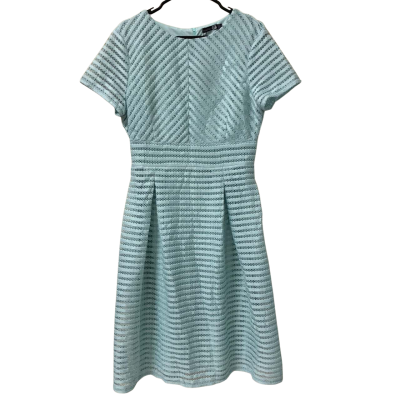 Boo Hoo Boutique Lace Dress Size 16 Blue
