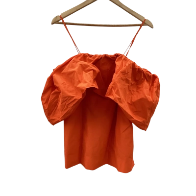 COS Womens  Size 14 Party Top Orange BNWT RRP$150