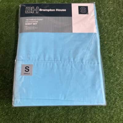 Brampton House Blue Single Sheet Set (New)