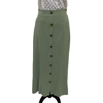 Esther & Co Womens  Size 10 Maxi Skirt Khaki BNWT