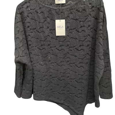 Mela Purdie Womens  Size 10 Navy Blue Top bnwt