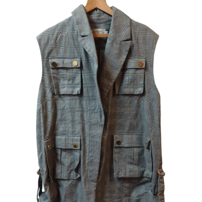 Zimmermann Womens  Size 1 Sleeveless Playsuit Checked 