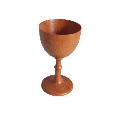 Vintage Wooden Goblet