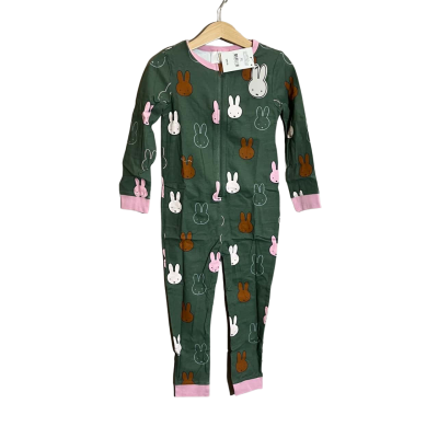 Cotton On Kids Size 3-4 Green Miffy Onesie