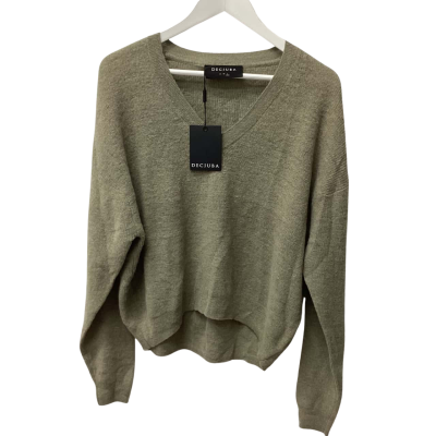 Decjuba Womens  Size L Jumper Khaki 